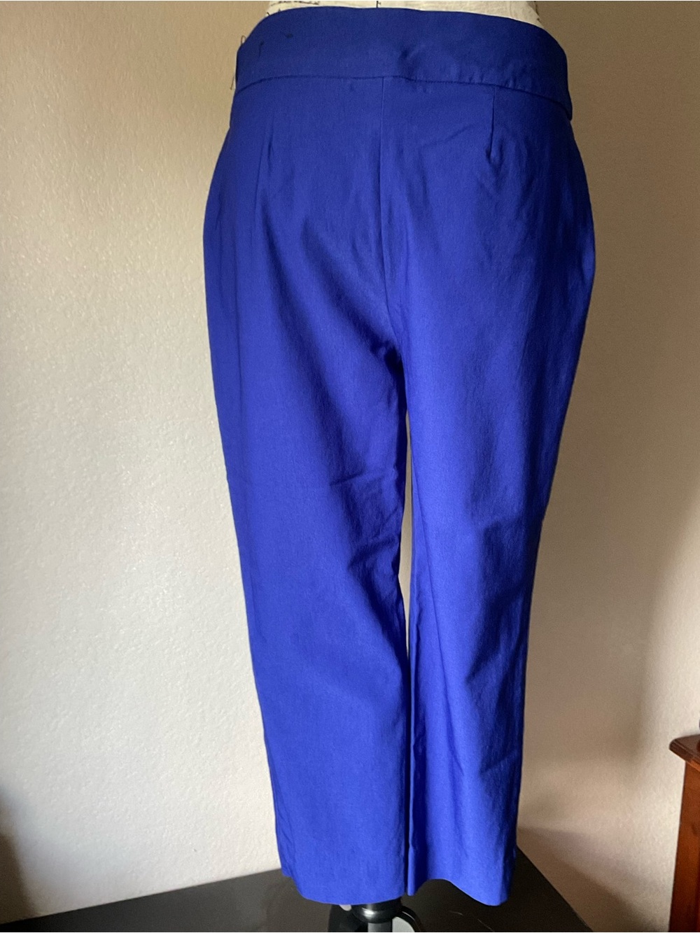 Chico's Cobalt Ankle/Cropped Straight-Leg Pants NWOT size 0.5 (6/8)